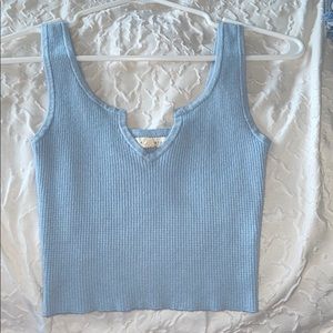 Pacsun light blue crop top size XS